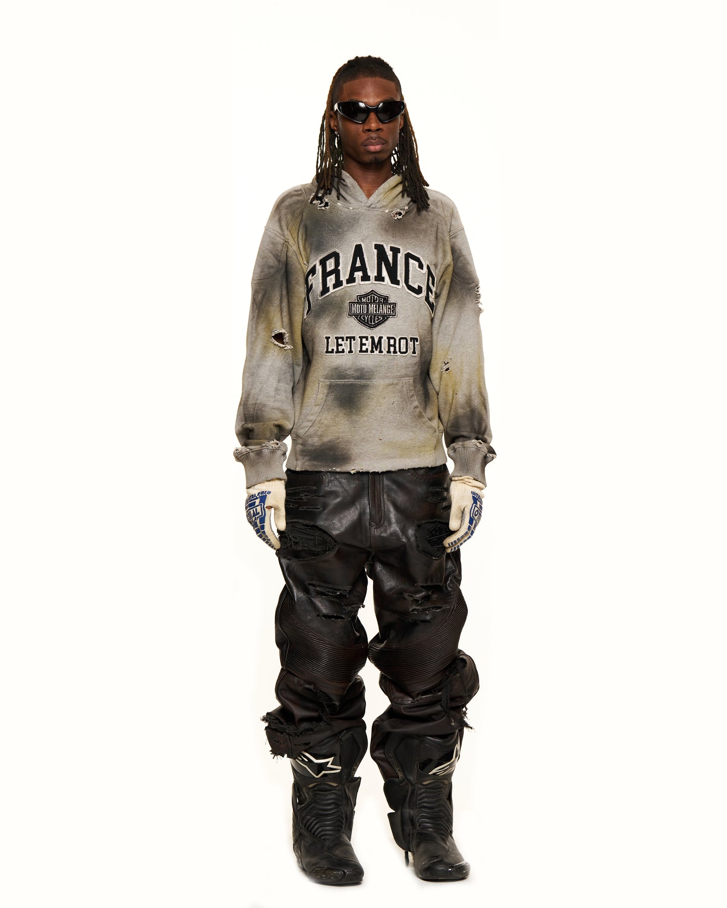 FRANCE Moto Riding Hoodie